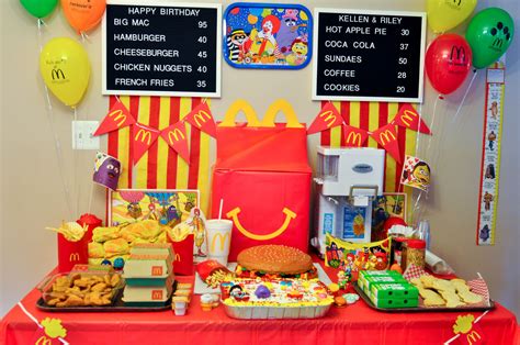 mcdonalds birthday party